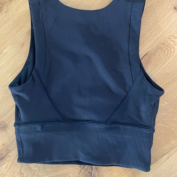 Lululemon Wunder Train Rubbed Crop Tank - Picture 3 of 5